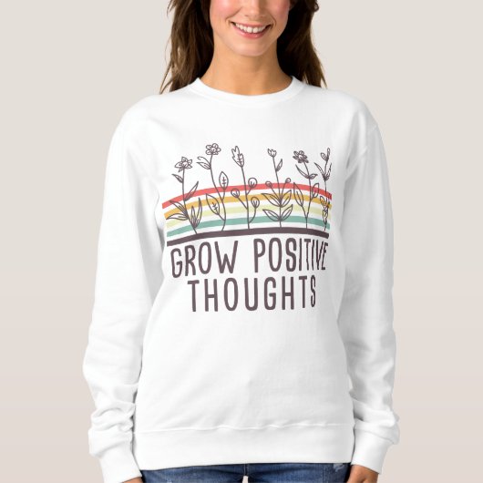 T-shirt met positieve gedachten (Voorkant)