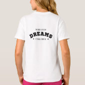T-shirt met positieve levensvisie quote (Achterkant)