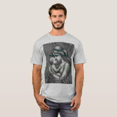 T-shirt met positieve vibraties (Voorkant volledig)