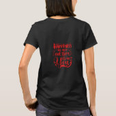 T-shirt met positieve zelfliefde quote (Achterkant)