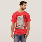 T-shirt met poster van het boek (Voorkant volledig)