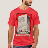 T-shirt met poster van het boek (Voorkant)