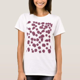 T-shirt met prachtige rozen op een witte achtergro