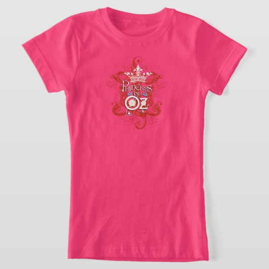 T-shirt met prinses uit de tovenaar van Oz (Laagn)