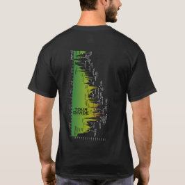 T-shirt met profiel T-shirt voor verdeling over de
