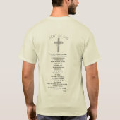 T-shirt met Psalms "Leger van God" (Achterkant)