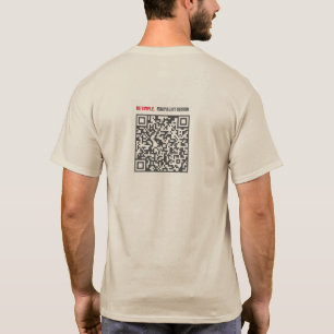 T-shirt met QR-code