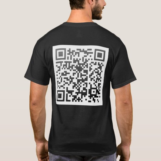 T - Shirt met Qr-code (Achterkant)