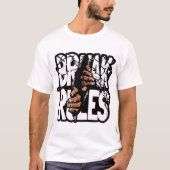 T-shirt met 'Regels overtreden' (Voorkant)