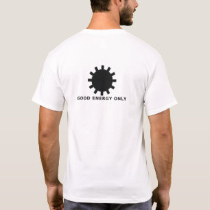 T-shirt met Retro Zon Grafische Print en alleen Go