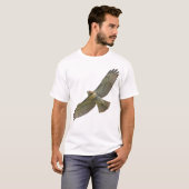 T-shirt met rode staart (Voorkant volledig)