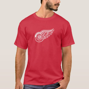 T-shirt met rode vleugels
