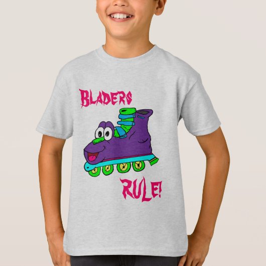 t-shirt met rolblad (Voorkant)