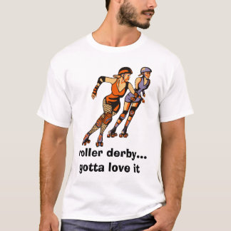 T-shirt met rolmeisje-blokker