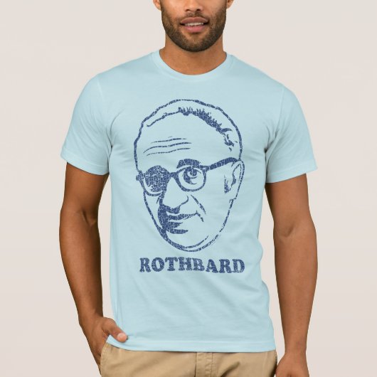 T-shirt met rothbard - Gepersonaliseerd (Voorkant)