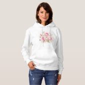 T-shirt met roze rozen (Voorkant volledig)