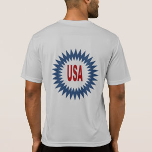 T-shirt met ruggen man SUN USA