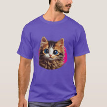 T-shirt met schattig kattenontwerp