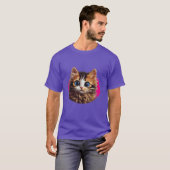 T-shirt met schattig kattenontwerp (Voorkant volledig)