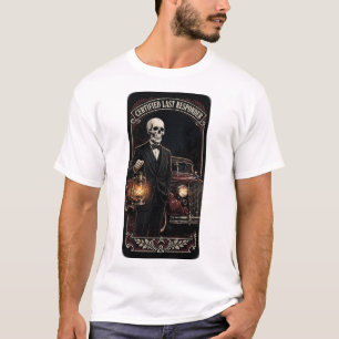 T-shirt met schedel van laatste respondent — uitva