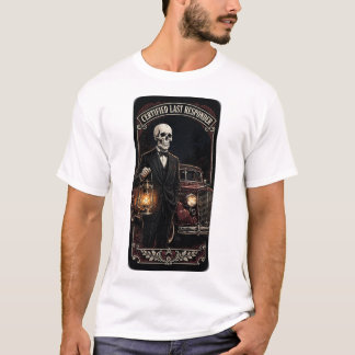 T-shirt met schedel van laatste respondent — uitva