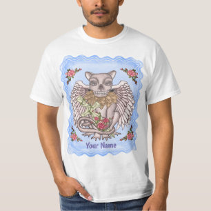 T-shirt met schedelgargoyle