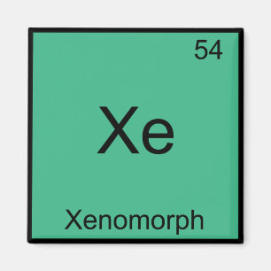 T-shirt met scheikundig element symbool van Xe - X Magneet