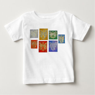T-shirt met schilderijen uit de Engel Kleuren Seri