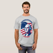 T-shirt met Semiquincentennial George Washington (Voorkant volledig)