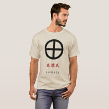 T-shirt met Shimazu-clanwapen (Kamon)