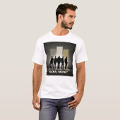 T-shirt met silhouet van Soul Music (Voorkant volledig)