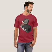 T-shirt met skelet (Voorkant volledig)