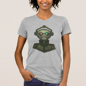 T-shirt met skeletbemanning (Voorkant)