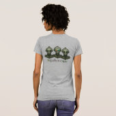 T-shirt met skeletbemanning (Achterkant volledig)