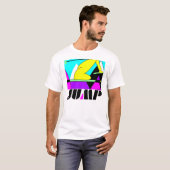 T-shirt met skispringen (Voorkant volledig)