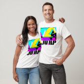 T-shirt met skispringen (Unisex)