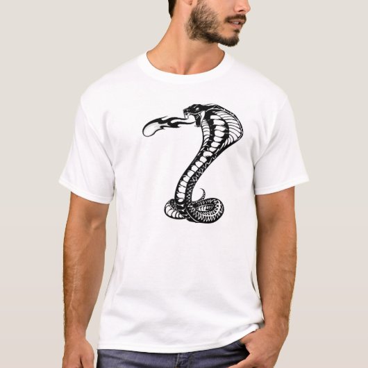 T-shirt met slang (Voorkant)
