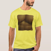 T-shirt met slang, donkere huid (Voorkant)