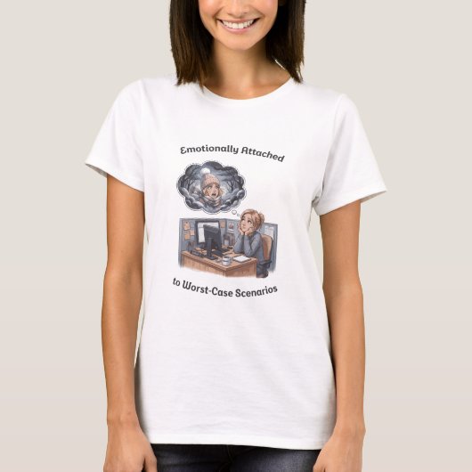 T-shirt met slechtste scenario's (Voorkant)