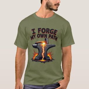 T-shirt met smeedijzer inspiratie