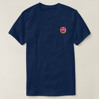 T-shirt met Smiling Face with Heart Eyes-emoji