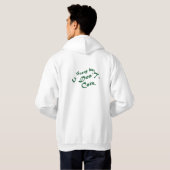 T-shirt met “Sorry But I Don’t Care”-statement (Achterkant volledig)