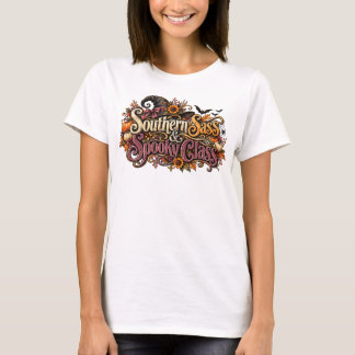 T-shirt met Southern Sass/Spooky klasse