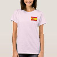 T-Shirt met Spaanse Vlag + Landkaart