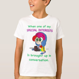 T-shirt met speciale interesses (kinderen)