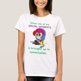 T-shirt met speciale interesses (vrouwen)