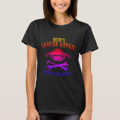 T-shirt met spectrum BSR-logo, voor dames (Voorkant)