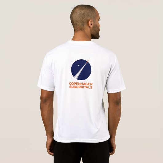 T-shirt met spica patch op borst en Copsub logo (Achterkant volledig)
