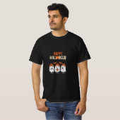 T-shirt met spookpompoen voor Halloween (Voorkant volledig)