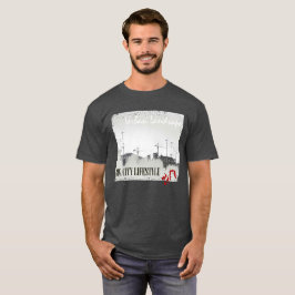 T-shirt met stadslandschap